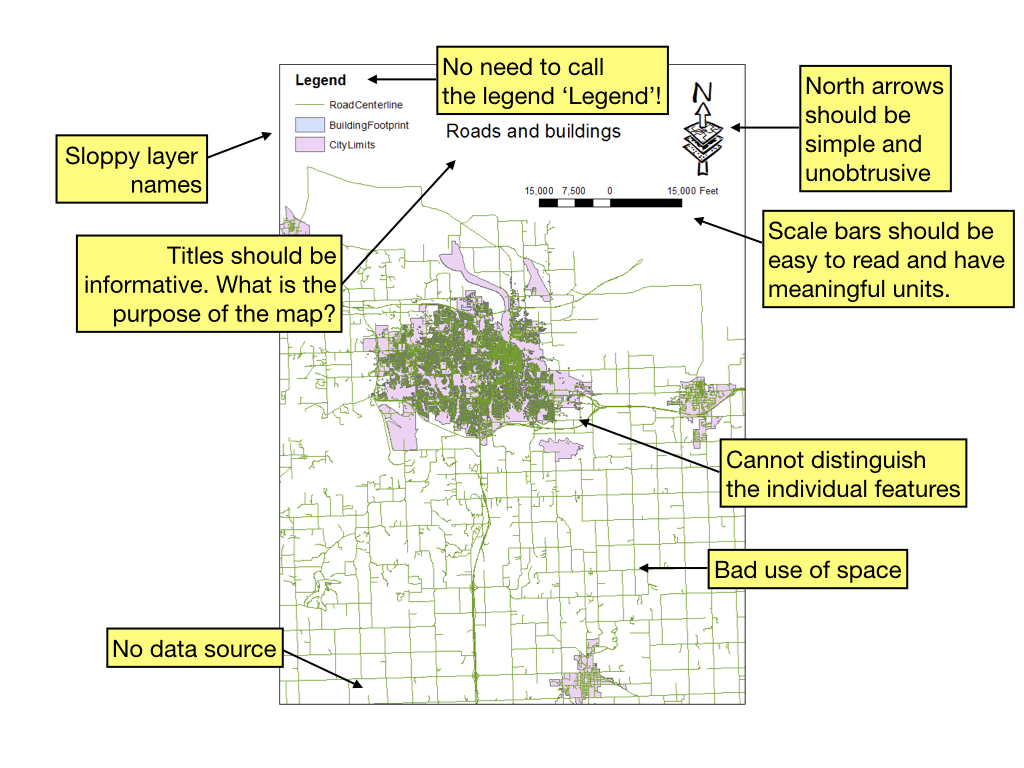 A bad GIS map